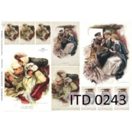 Decoupagepapier ITD D0243M