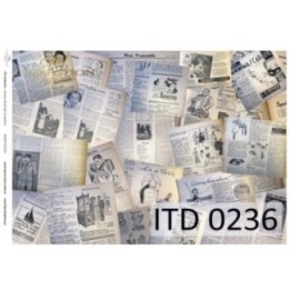 Decoupagepapier ITD D0236M