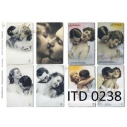 Decoupagepapier ITD D0238M