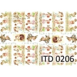 Decoupagepapier ITD D0206M