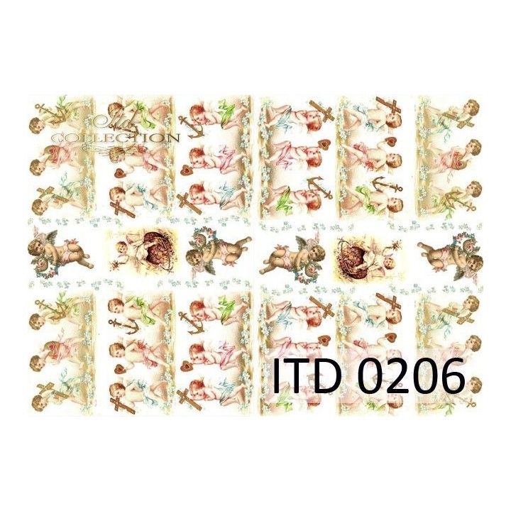 Decoupagepapier ITD D0206M