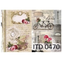 Decoupagepapier ITD D0470M