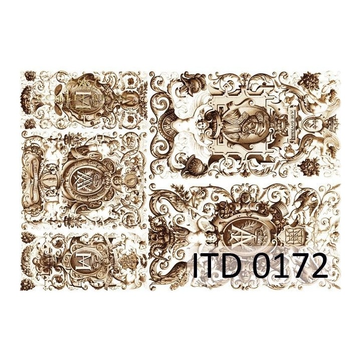 Decoupagepapier ITD D0172M