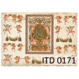 Decoupagepapier ITD D0171M
