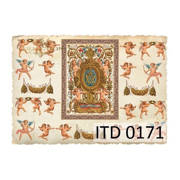 Decoupagepapier ITD D0171M