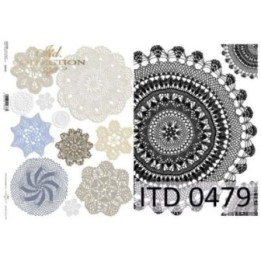 Decoupagepapier ITD D0479M