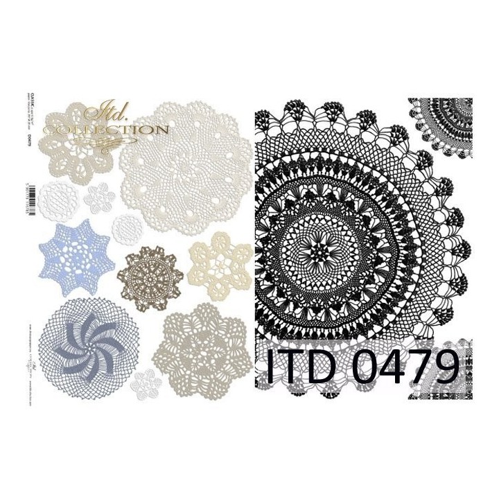 Decoupagepapier ITD D0479M