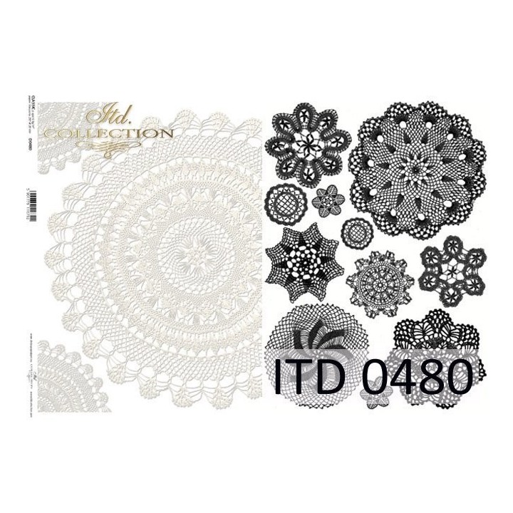 Decoupagepapier ITD D0480M