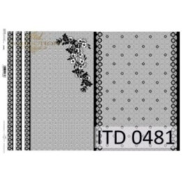 Decoupagepapier ITD D0481M