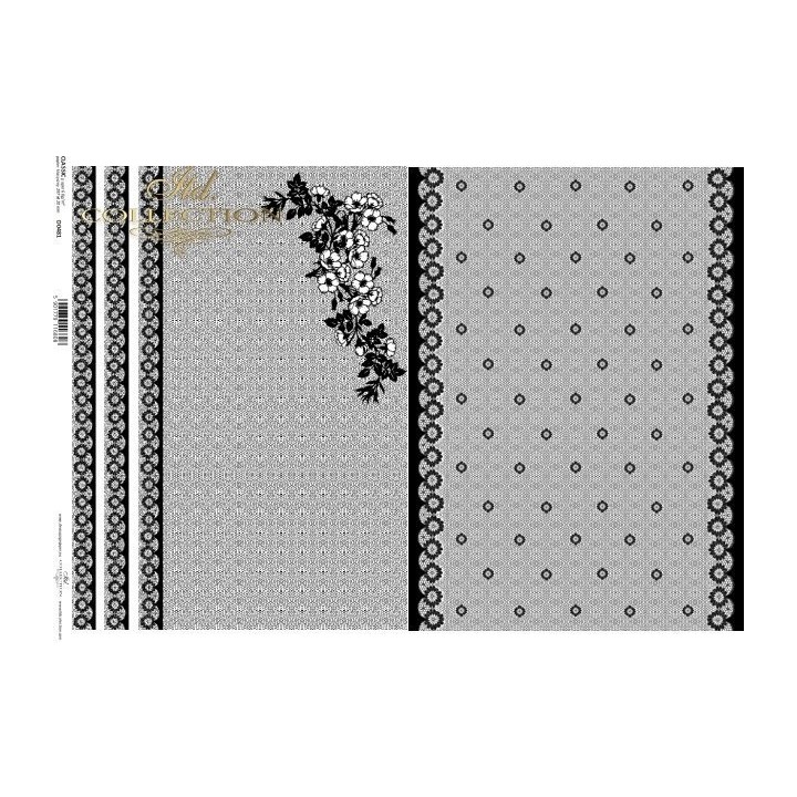 Decoupagepapier ITD D0481M
