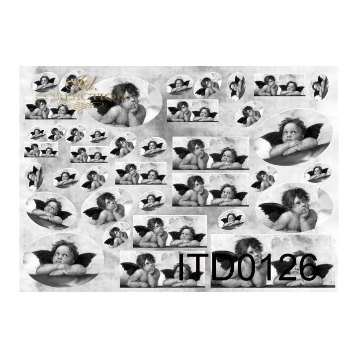Decoupagepapier ITD D0126M