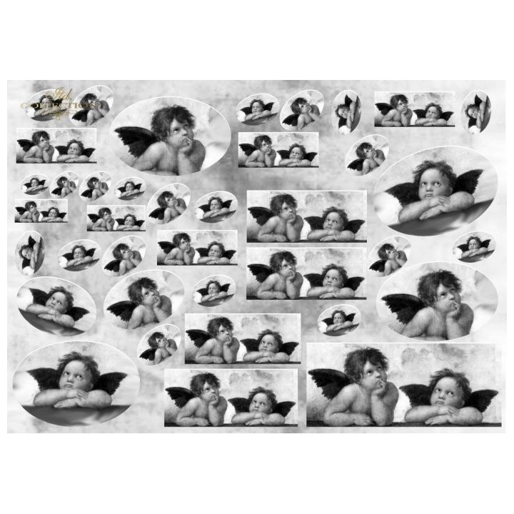 Decoupagepapier ITD D0126M