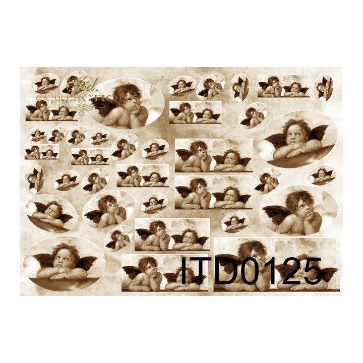 Decoupagepapier ITD D0125M