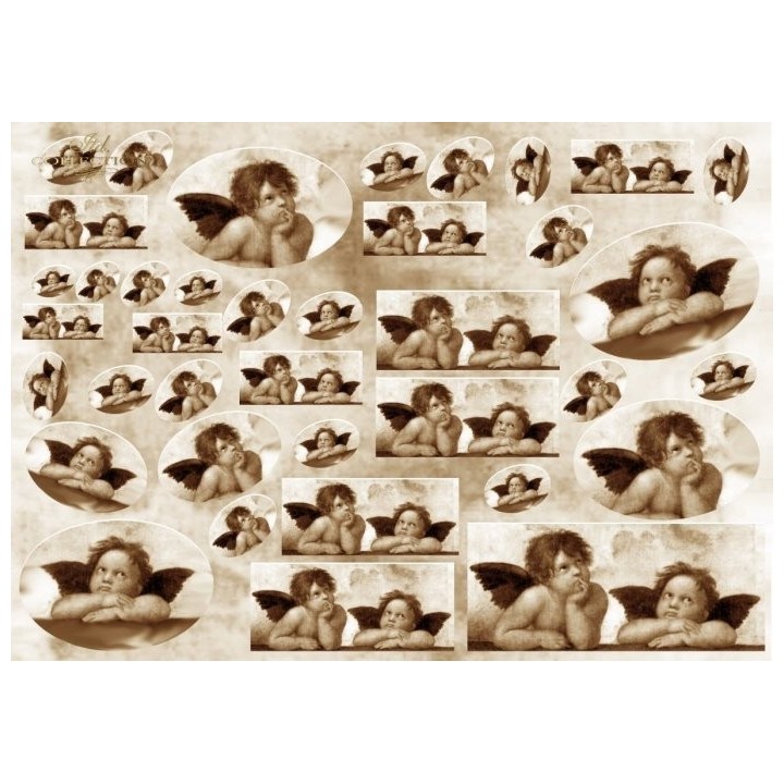 Decoupagepapier ITD D0125M