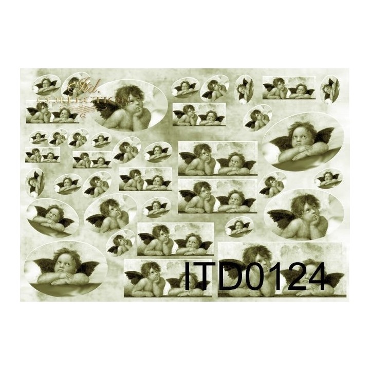 Decoupagepapier ITD D0124M
