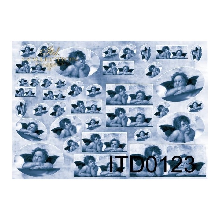 Decoupagepapier ITD D0123M