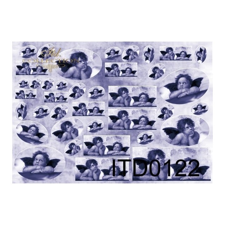 Decoupagepapier ITD D0122M