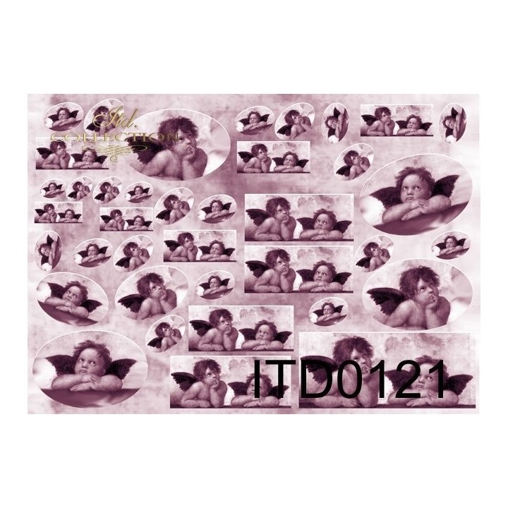 Decoupagepapier ITD D0121M
