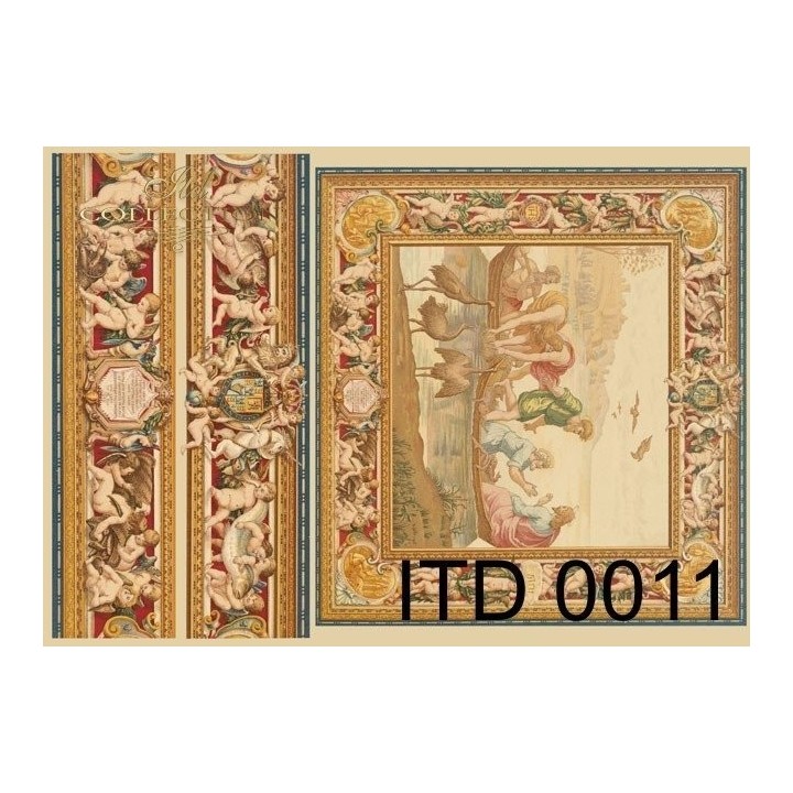 Decoupagepapier ITD D0011M
