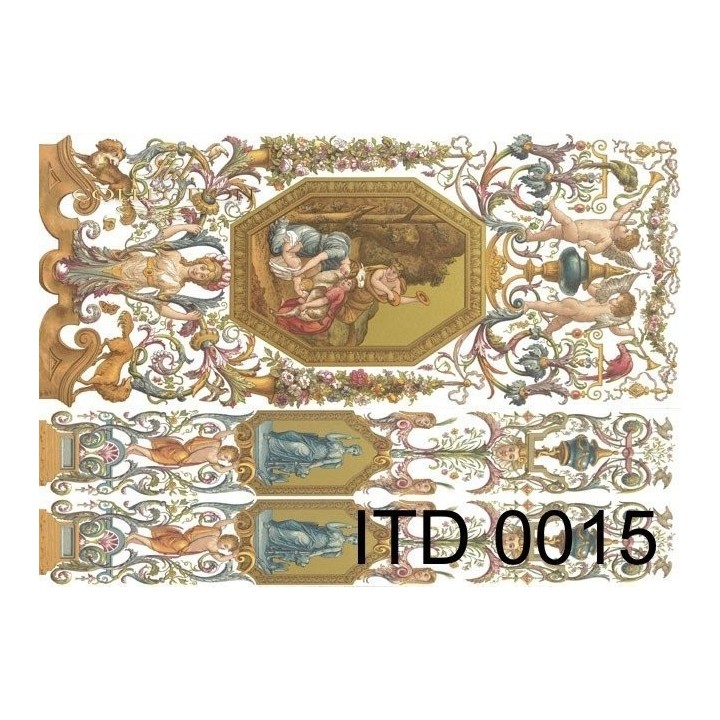 Decoupagepapier ITD D0015M