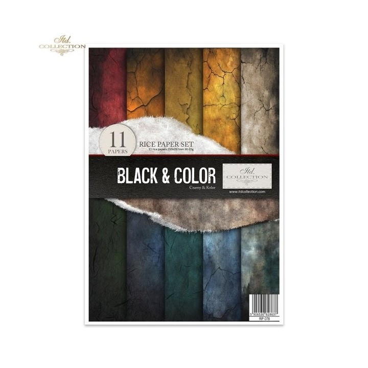 Creatieve set RP078 Zwart & Kleur