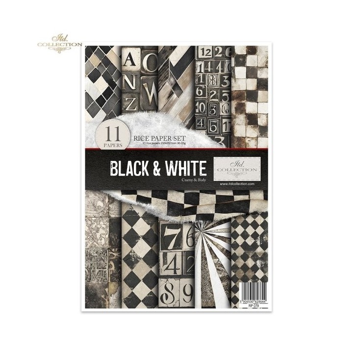 Creatieve set RP079 Zwart-wit