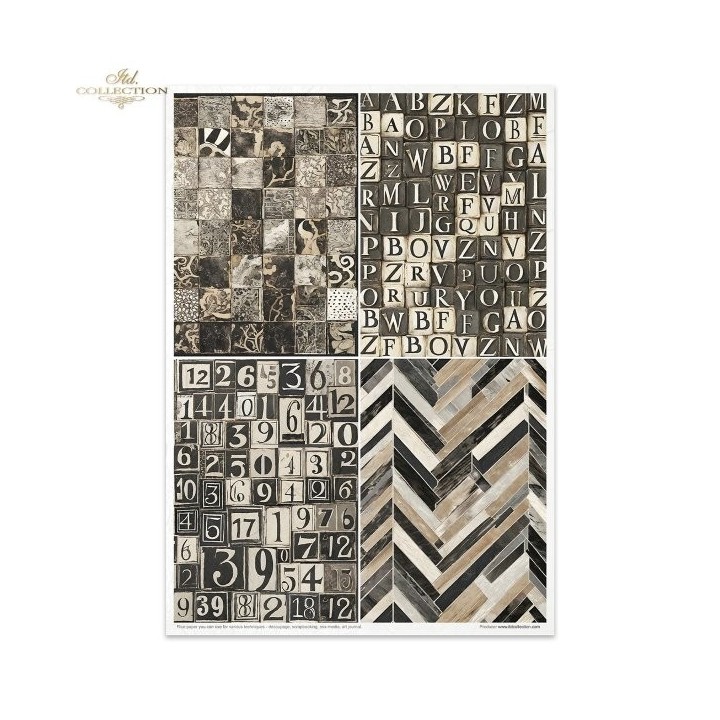 Creatieve set RP079 Zwart-wit