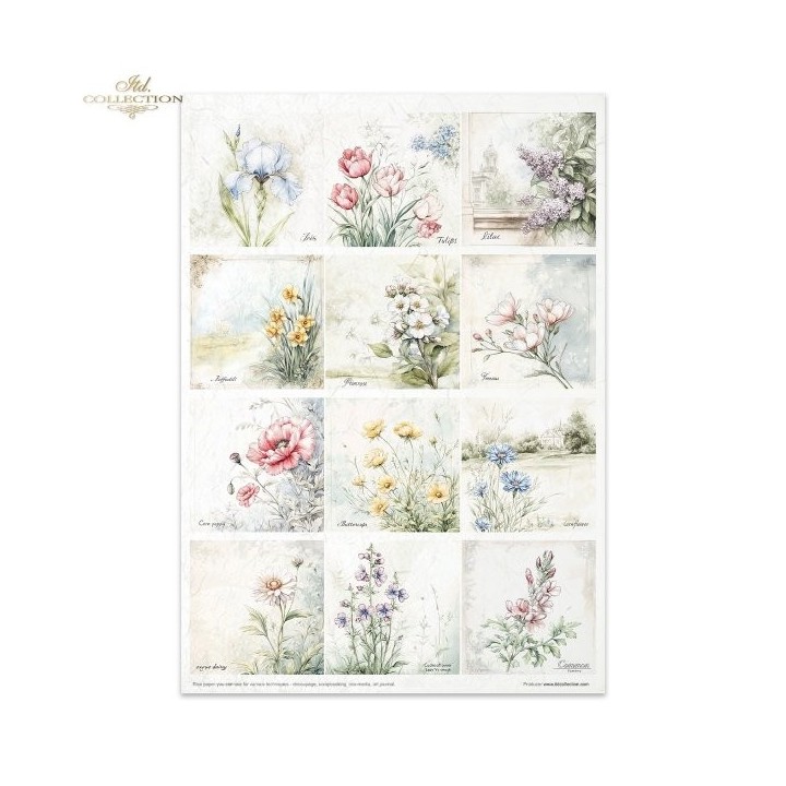 Creatieve set RP085 Bloemen Shabby Chic