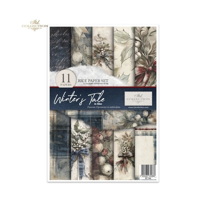 Creatieve set RP089 Winter's Tale in blauw