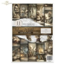 Creatieve set RP095 Muizenwereld - Thuis is waar het hart is