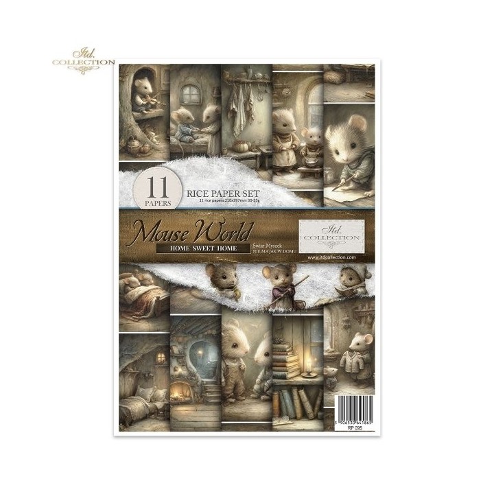 Creatieve set RP095 Muizenwereld - Thuis is waar het hart is
