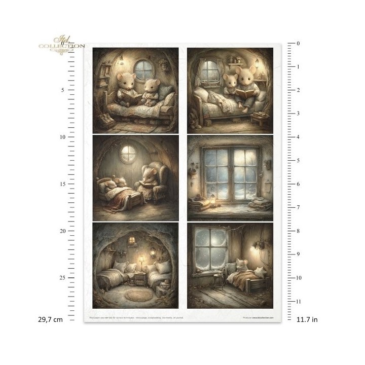 Creatieve set RP095 Muizenwereld - Thuis is waar het hart is