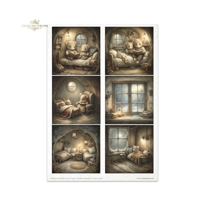 Creatieve set RP095 Muizenwereld - Thuis is waar het hart is