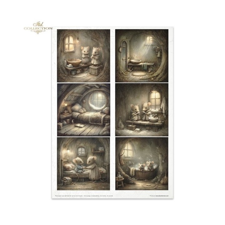 Creatieve set RP095 Muizenwereld - Thuis is waar het hart is