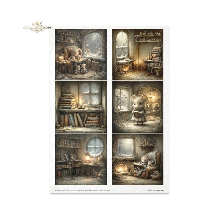 Creatieve set RP095 Muizenwereld - Thuis is waar het hart is