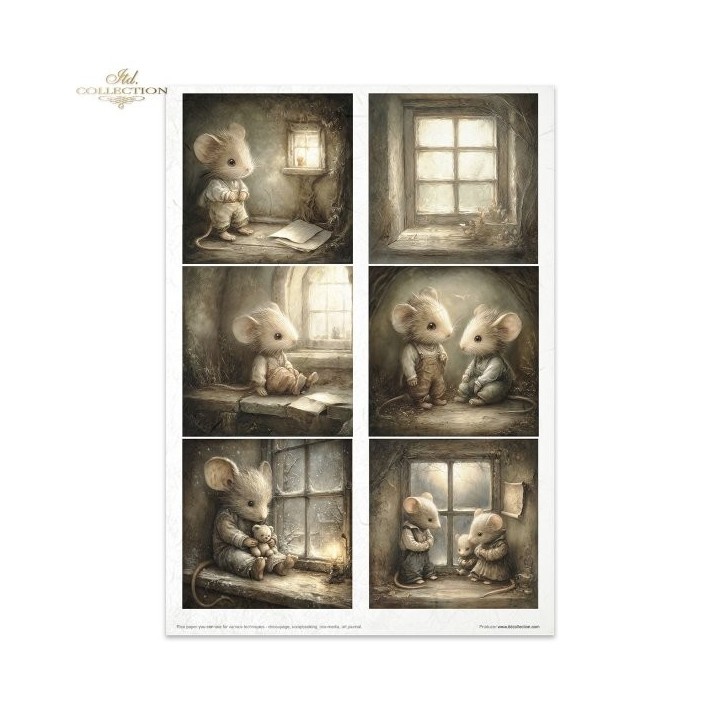 Creatieve set RP095 Muizenwereld - Thuis is waar het hart is