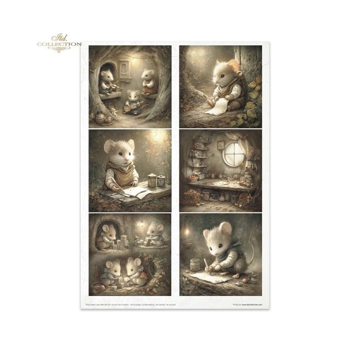 Creatieve set RP095 Muizenwereld - Thuis is waar het hart is