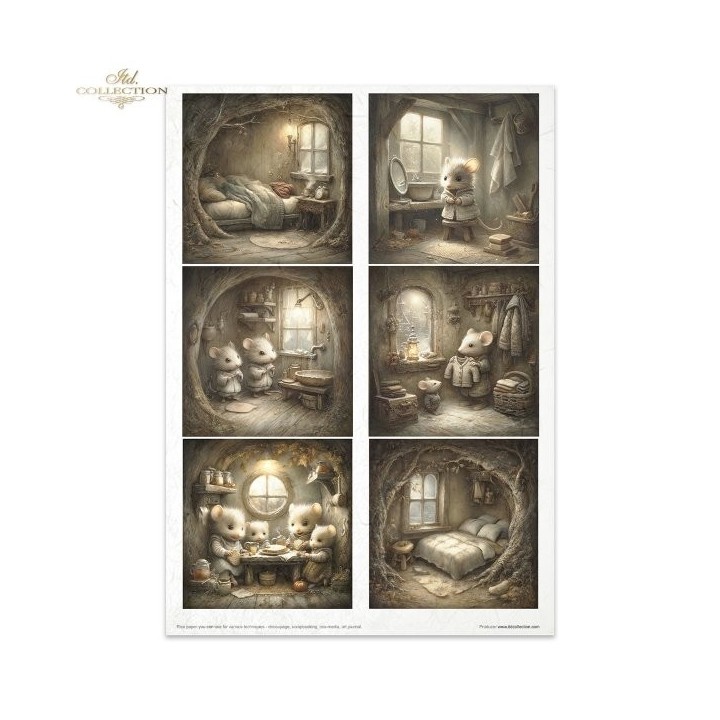 Creatieve set RP095 Muizenwereld - Thuis is waar het hart is