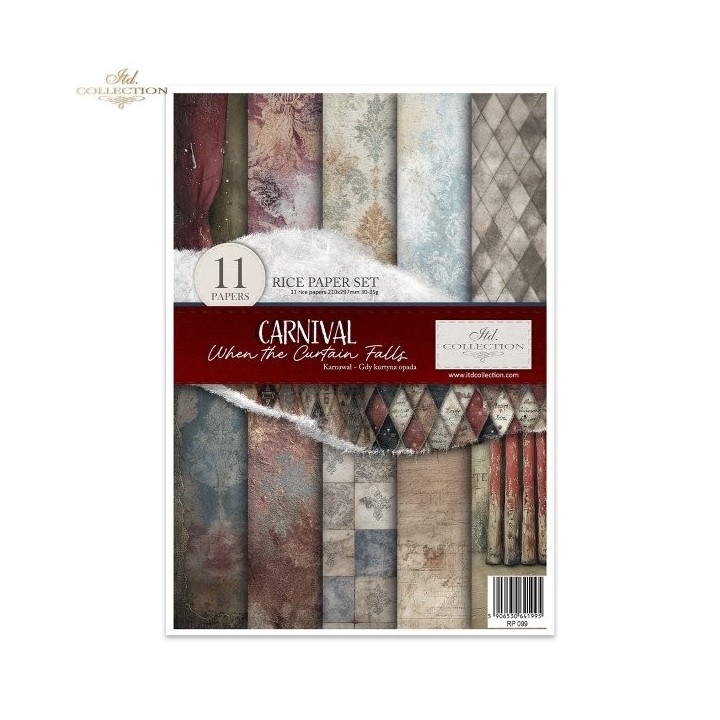Creatieve set RP099 Carnaval - Wanneer het doek valt