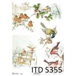 Decoupagepapier Soft ITD S0355