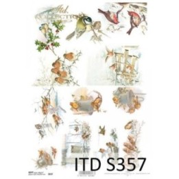 Decoupagepapier Zacht ITD S0357