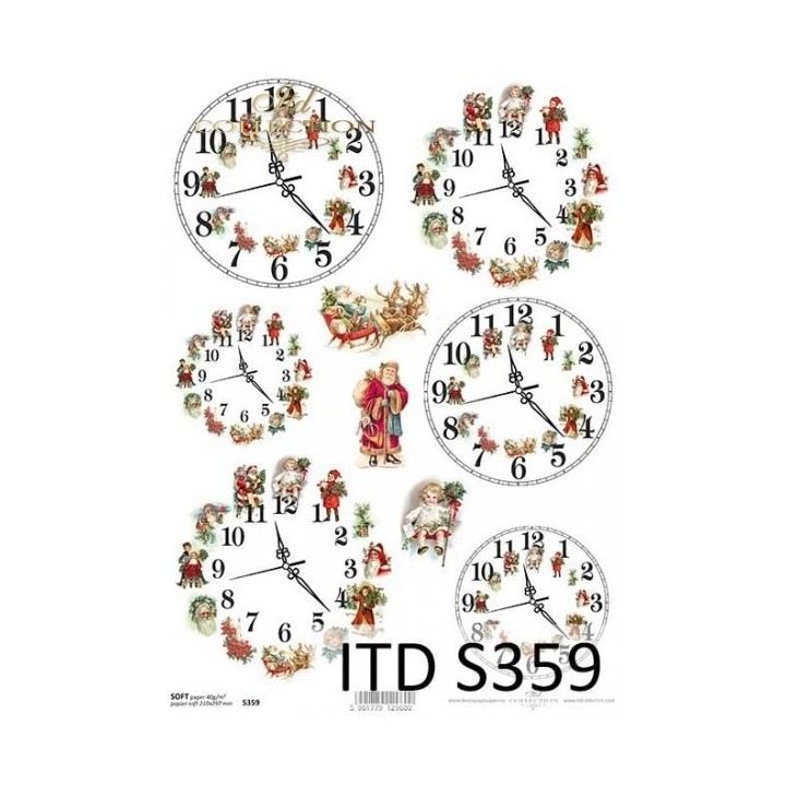 Decoupagepapier Zacht ITD S0359