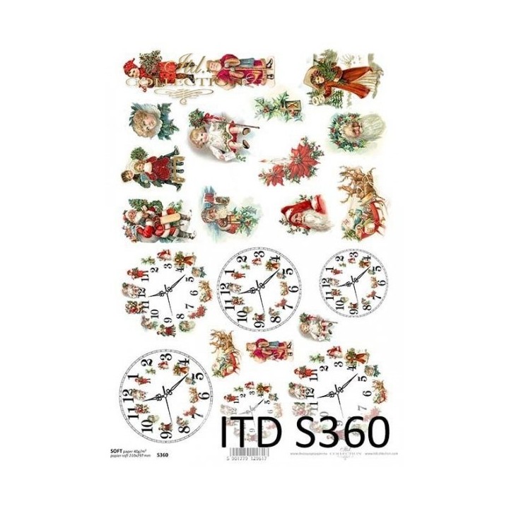 Decoupagepapier Soft ITD S0360