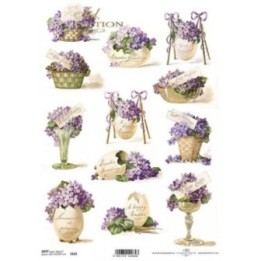Decoupagepapier Soft ITD S0363
