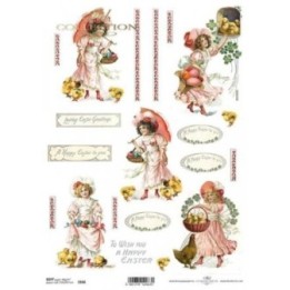 Decoupagepapier Soft ITD S0366