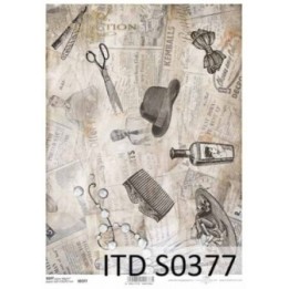 Decoupagepapier Zacht ITD S0377