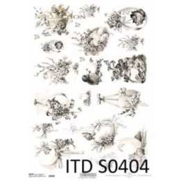 Decoupagepapier Soft ITD S0404