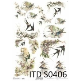 Decoupagepapier Soft ITD S0406