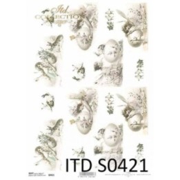 Decoupagepapier Zacht ITD S0421