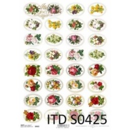 Decoupagepapier Soft ITD S0425